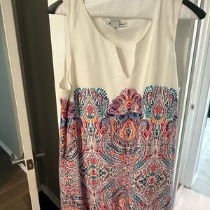 Tommy Bahama Pink and Blue Sleeveless Sundress